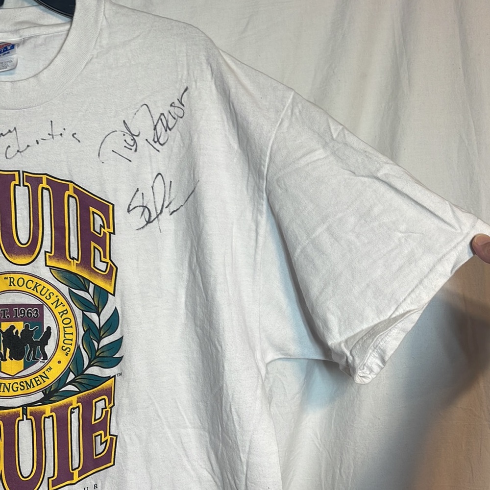 1997 The Kingsmen Louie Louie Shirt Signed Concert Tour Xl Band 90s Y2k Vintage View 6
